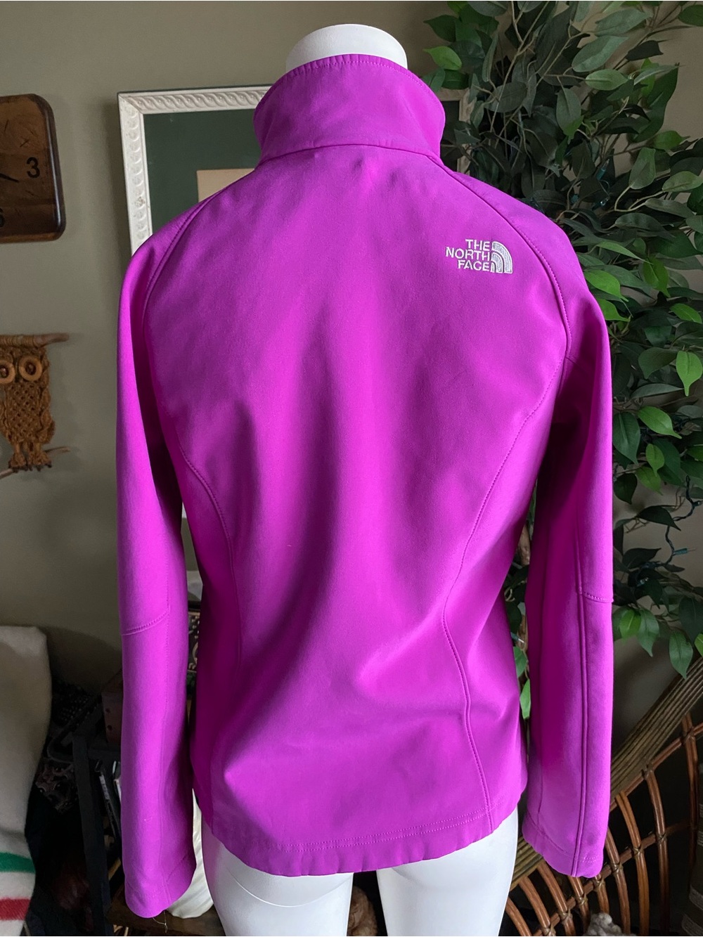 The North Face Women's Bright Fuchsia Softshell Jacket